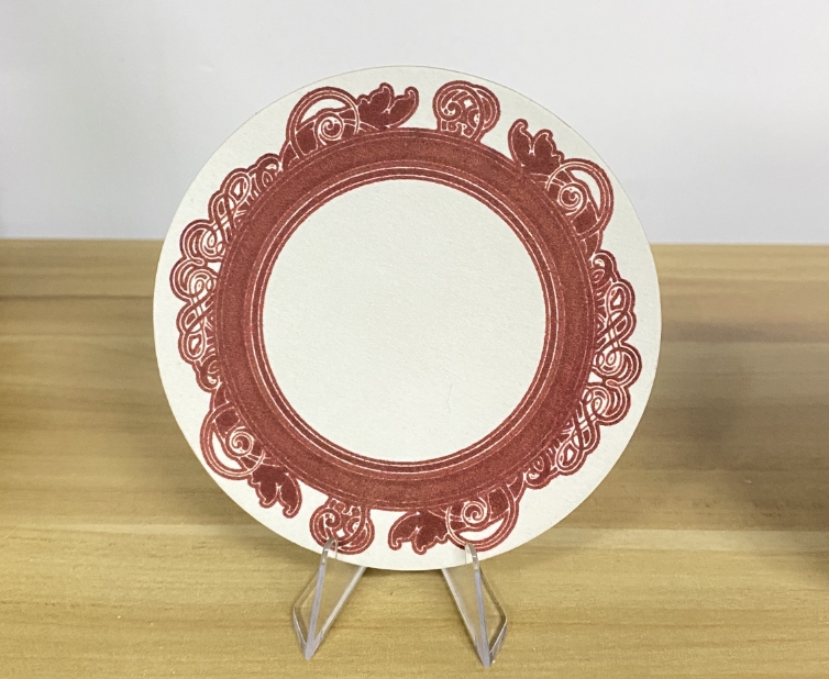 Application of digital printing machine: coasters